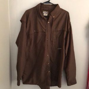 Drake long sleeve button down shirt